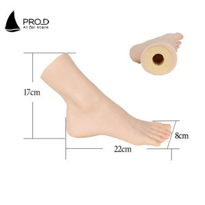 Pro D vente en gros anneaux Bracelets cheville bijoux cadres d'affichage salon de manucure main et pied modèle en Silicone - Product Image 6