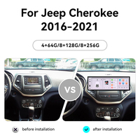 ZWNAV Pantalla de 14.9 Pulgadas para JEEP Cherokee 2016-2021, Reproductor de Radio para Auto, DSP, Asistente de Reversa, 2 Años de Garantía, Carplay Inalámbrico, Estéreo