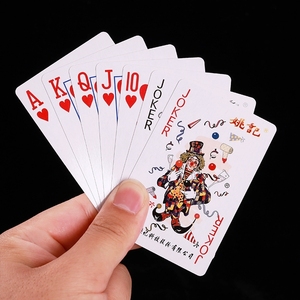 Cartes à jouer en papier personnalisables en gros Papier d'art imprimé en relief 3D de taille standard Edition collector <span class=keywords><strong>Poker</strong></span> Deck - Product Image 6