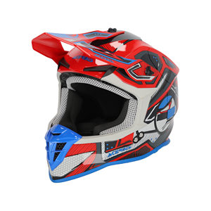 Casco da Moto Bitter Offroad Linear 22-06 Grafica Blu - Product Image 1
