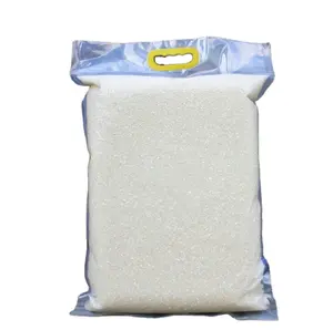 Source Usine Spot Transparent Échantillon Gratuit 5kg 10kg Sac D'emballage De Farine En Plastique Laminé Sac D'emballage De Riz Sous Vide