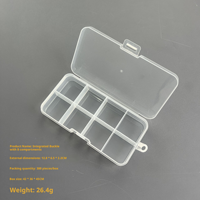 Boîte de rangement à bijoux pliable multifonctionnelle en PP de qualité supérieure avec grille fixe pour bagues, boucles d'oreilles, colliers et accessoires de coupe