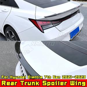 Alerón Trasero para Maletero, Alerón de Techo, Kit de Carrocería Compatible con Hyundai Elantra 2021-2023 7ª Generación, Accesorios para Automóviles - Product Image 4
