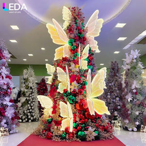 Leda מיוחד יום קישוט אביזרים הוביל מנורת פרפר קטנה זז פרפרים אור עבור חתונה חג המולד - Product Image 3