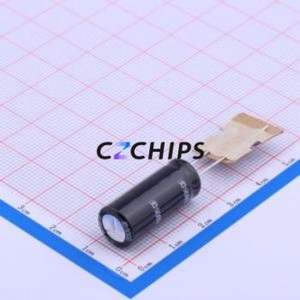 Condensador Electrolítico de Aluminio de Montaje Pasante EEUFS1C222LB, D10xL25mm 2200uF 20% 16V 2.47A-100kHz - Product Image 2