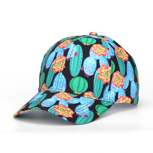 หมวกเบสบอลมัดย้อมแบบนิ่มสำหรับคุณพ่อสไตล์ยุโรปอเมริกันหมวกปีกโค้งมีตัวอักษรเสือดาวลายผลไม้ออกแบบได้ตามต้องการ - Product Image 4