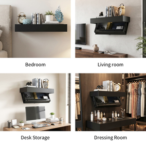Coffre-fort mural dissimulé avec éclairage LED pour un accès facile la nuit, idéal pour un stockage sécurisé de objets de valeur, bijoux, documents, actes - Product Image 6