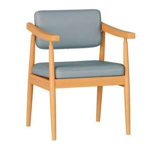 Sillón Nórdico de Madera Maciza, Cómoda Silla de Oficina para Adultos - Product Image 2