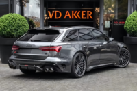 Diffuseur de pare-chocs arrière en fibre de carbone sèche de type AB, lèvre arrière, kit carrosserie aérodynamique pour Audi RS6 C8, pièces de tuning extérieur