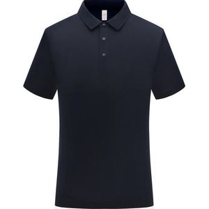 Polo de Algodón Azul Marino Unisex, Transpirable, Ropa de Trabajo de Verano, Manga Corta, con Etiqueta y Etiquetas Adicionales - Product Image 2