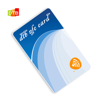 Carte RFID MF 1K classique NFC 213/215/216 personnalisée en usine, haute qualité, bon marché, avec logo imprimé en PVC, réponse rapide