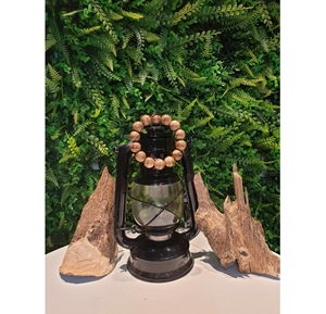 Pulsera de Lujo de Agarwood Natural Toc Bong, 10mm, 19 Cuentas Redondas, con Grano de Aceite Floral, Hecha a Mano, Accesorio de Madera Aromática - Product Image 1