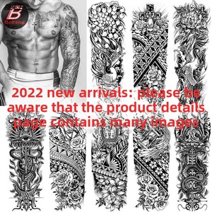<span class=keywords><strong>Tatuajes</strong></span> Temporales Florales Impermeables Hechos en China, Venta al Por Mayor, <span class=keywords><strong>para</strong></span> Hombres y Mujeres, Estilo Europeo - Product Image 4