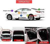 Bande d'Étanchéité en Caoutchouc pour Portière de Voiture, Protection Anti-Collision, Isolation Phonique Type B, 5M