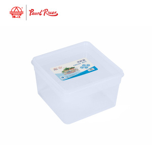 Boîte de conservation alimentaire rectangulaire en plastique PP 1,5 L, bac de rangement multifonction pour cuisine, réfrigérateur, camping - Product Image 1