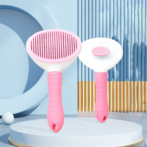 Peine para gatos Pet Go, peine automático para pelaje de gato, artefacto para eliminar pelo suelto, peine de aguja fina para desenredar, peine de un solo toque para mascotas - Product Image 6