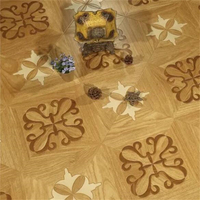 Suelo Laminado Impermeable de 12 mm, Parquet de Alto Brillo con Ranura en U, Fácil de Instalar