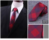 Bleu rayé Plaid cravate mâle cravate mode hommes professionnel uniforme hommes serveuse personnel cou cravate chemise accessoires