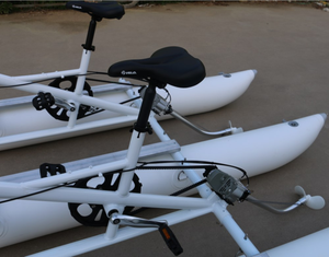 Chất lượng cao 2 người xe đạp nước bơm hơi bền vật liệu PVC cho gia đình vui chơi giải trí nước thiết kế ổn định - Product Image 4