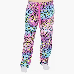 Sleepwear Pajama unisex lounge pants Pants Nightwear Flannel Fleece Printed footed Pants costumes unisex underwear