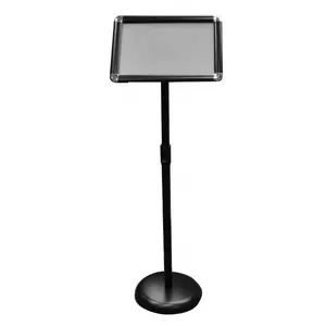 Nice design public sign stand A3/A4 clip on poster display stand sigh holder floor stand