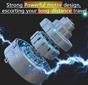 Vélo électrique personnalisé 52V double batterie 44Ah suspension complète frein hydraulique 1000W gros pneu vélo électrique rapide Ebike - Product Image 2