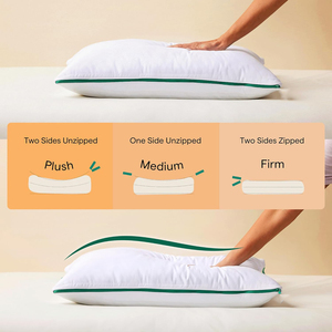 Shredded Bộ nhớ bọt điền + Dây kéo chiều cao điều chỉnh gối - Product Image 6