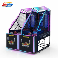 Joyplay Machine de jeu de basket-ball commerciale d'intérieur à monnayeur, jeu de tir au basket-ball d'arcade pour adultes avec surprise sportive