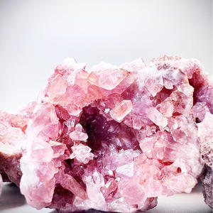 Geode de cristal curativo Natural, mineral de geoda Rosa argentina, venta al por mayor - Product Image 4