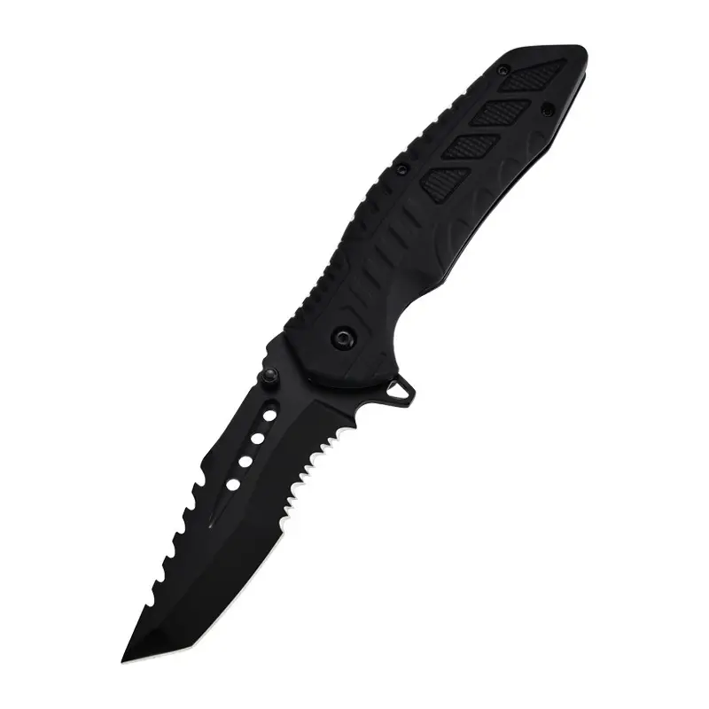 Mini cuchillo plegable herramienta de supervivencia al aire libre hoja de bolsillo portátil cuchillo corto afilado Cuchillo de Arma de autodefensa Camping de alta dureza