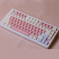 Touches de clavier personnalisées en sublimation de teinture KCA Profile Doll Machine avec touche Enter ISO 6.25u 7u espace pour clavier mécanique