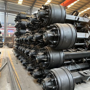 Nouvel essieu arrière de camion lourd 16T en acier allié haute résistance pour <span class=keywords><strong>semi</strong></span>-remorque de type américain et allemand - Product Image 5