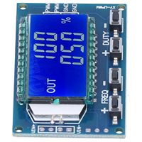 XY-LPWM Signal Generator with Adjustable PWM Pulse Frequency Duty Cycle Electronic Components LCD Display Module Easy-to-Use