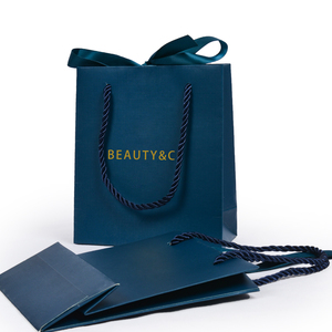 Wholesale Luxury Paper Bag Custom <b>Print</b> Logo Reusable Eco Shopping Bags Customize - Product Image 2