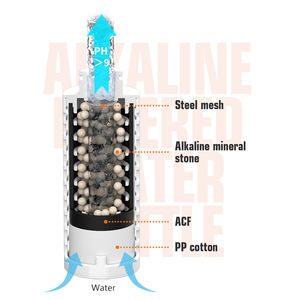 Versión 2026 Más Reciente, Cartucho de Filtro Compuesto de Fibra de Carbono <span class=keywords><strong>y</strong></span> Alcalino, Botella de Agua con Filtro de PH 9+ para Belleza <span class=keywords><strong>y</strong></span> Bienestar - Product Image 3