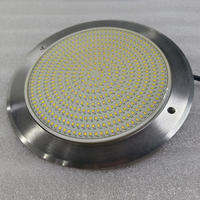 Lampu Kolam Renang LED Ultra Tipis IP68 DC12V 24W Satu Warna Baja Tahan Karat 304 Sudut Sinar 120 Derajat Kontrol Jarak Jauh