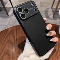 Coque de téléphone en silicone liquide pour iPhone 18 Pro Max, sensation de peau, protection arrière, antichoc, fine et protectrice