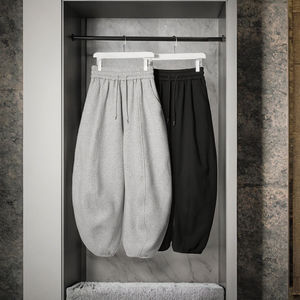 Pantalons de jogging amples et légers personnalisés, style streetwear, camouflage, jambes droites, respirants pour hommes, courbés - Product Image 3