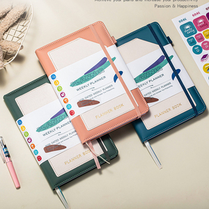 Custom logo Undated Schedule Planner <strong>Weekly</strong> <strong>Plan</strong> A5 Monthly <strong>Plan</strong> Notebook Pu Laser Engraved Gift logo English <strong>Book</strong> - Product Image 2