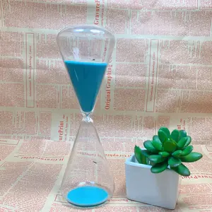 Promotional Special Tapered Hourglass Decorative Glass Craft 30 Mins Glass Sand Timer