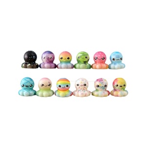 Adorable Figurine Pieuvre Souple en PU à Rebond Lent, Jouet à Presser Éducatif, Décompression, Ornement de Bureau, Vente en Gros - Product Image 6