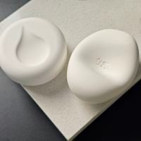 Diffuseur d'arômes en céramique blanche mate fait main, en forme de galet, pour l'aromathérapie