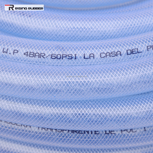 Không độc hại trong suốt dệt bện PVC <span class=keywords><strong>Hose</strong></span> linh hoạt cho nước thực phẩm bột sử dụng cho ống nhựa thể loại - Product Image 3