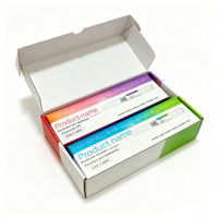 Individuelles Design Kleine 3mL 10mL Fläschchen-Verpackung Einzelne 3mL Glänzende Hologramm-Fläschchen-Etiketten und Box Stiftbox