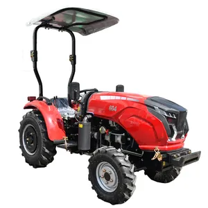 Mini Tractor Tuin Tractor Met Voorlader Crawler/Wiel Tractor Hoge Efficiëntie Landbouw Trencher