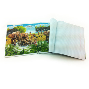 Barato África Camerún personalizado dobles-Lignes libro de ejercicios línea francesa A4 96 páginas cuaderno escolar con encuadernación de costura de sillín - Product Image 5