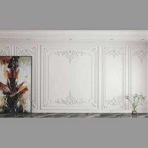 Moldura de Poliuretano Resistente a las Manchas OR-7444, Elegante Adorno Floral Decorativo para Exteriores y Villas - Product Image 5