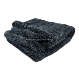 40x60cm 1200 Gsm doppio anello attorcigliato pila Ultra spesso spigolosa in microfibra asciugamano per asciugatura Auto per lavaggio Auto con dettagli Auto - Product Image 3