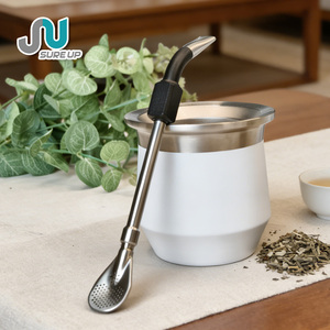 Pajita para Beber <span class=keywords><strong>Yerba</strong></span> Mate de 19 cm con Filtro Integrado, Compatible con el Set para Beber Té - Product Image 6