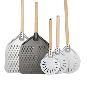 <span class=keywords><strong>Pala</strong></span> de aluminio para horno de <span class=keywords><strong>Pizza</strong></span> profesional, <span class=keywords><strong>pala</strong></span> perforada <span class=keywords><strong>REDONDA</strong></span>/cuadrada con mango de madera desmontable - Product Image 1